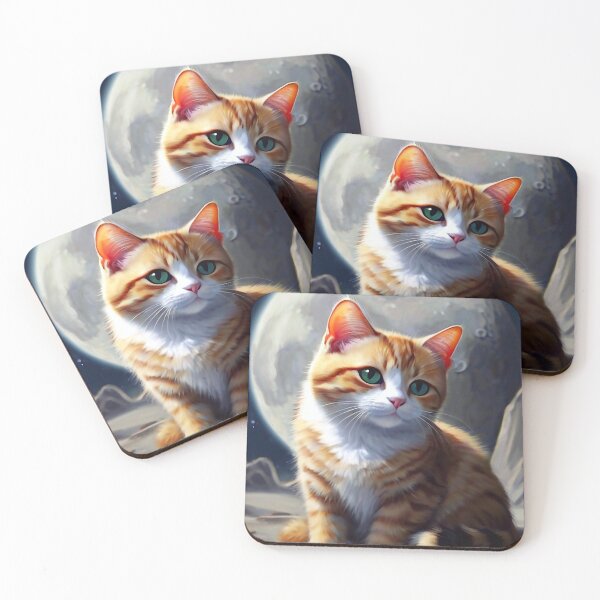 Item preview,  Cute kitten in space designed and sold by M-Y-A-R-T-.