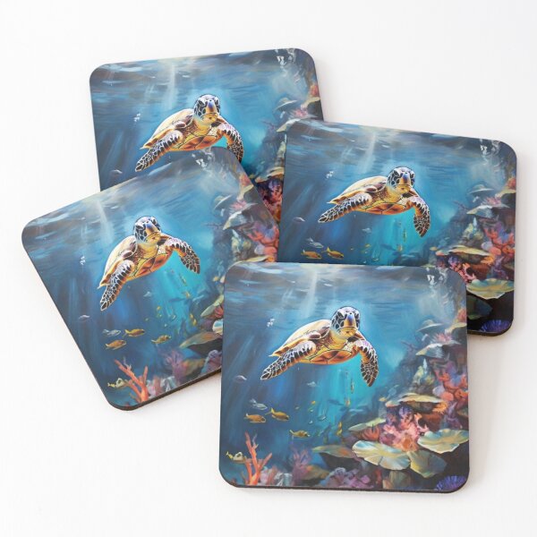 Item preview, Turtle in the sea designed and sold by Art-Design-EM.