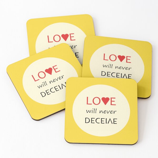 Item preview, LOVE will never DECEIVE original design designed and sold by paragonDesign28.