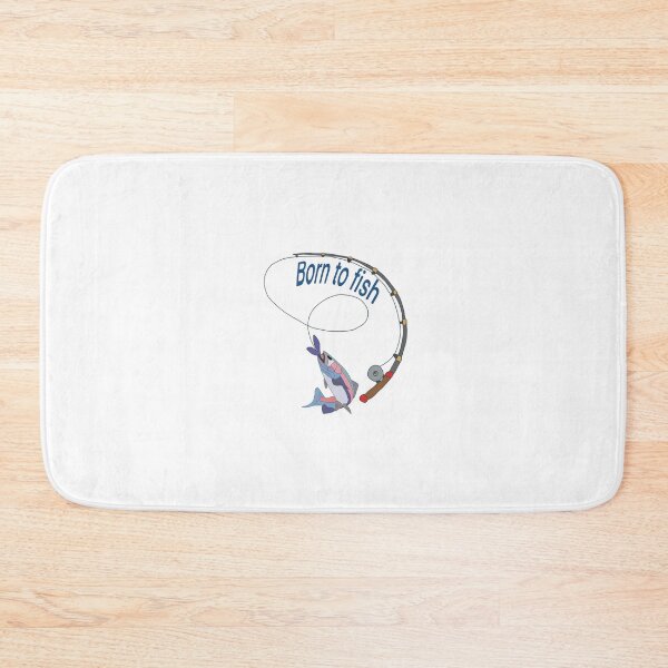 Item preview, Born to Fish  designed and sold by Leatextileart.