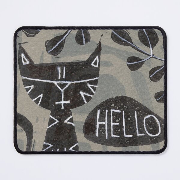 Item preview, Hello Cat Art Card designed and sold by Sheree Burlington.