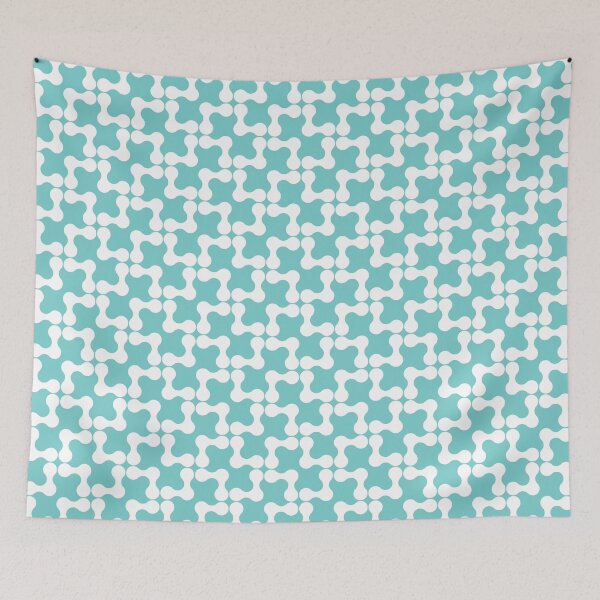 Item preview, Scandi retro pattern - turquoise designed and sold by JMgraphic.