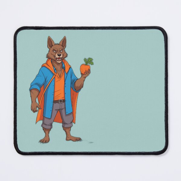 Item preview, Werewolf holding carrot designed and sold by PragmaticP.