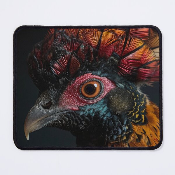 Item preview, Regal Gaze: Vibrant Feathered Majesty designed and sold by EtherealEchoes.