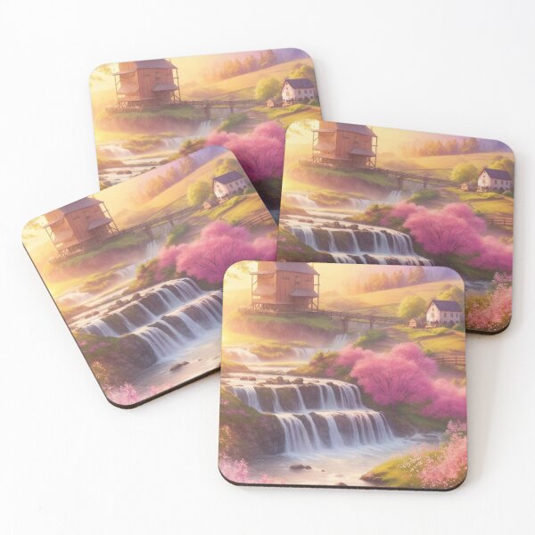 Item preview, Mill Over The Waterfall designed and sold by TondoMeander.