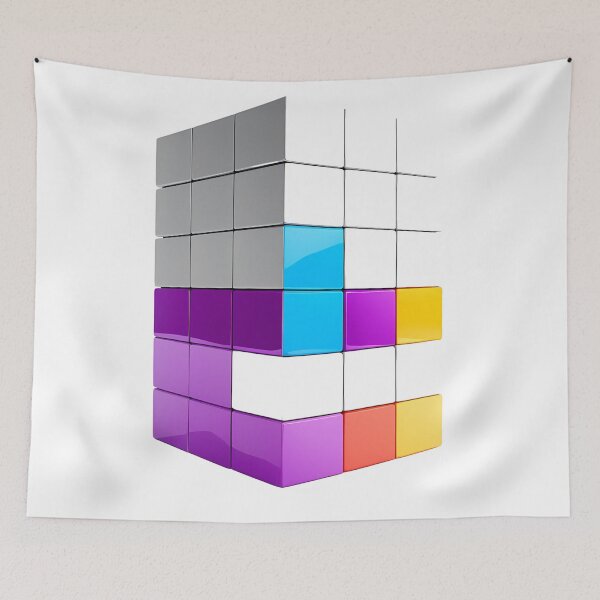 Item preview, 3D Digital Art: Depth and Creativity in the Color Cube designed and sold by Artedig.