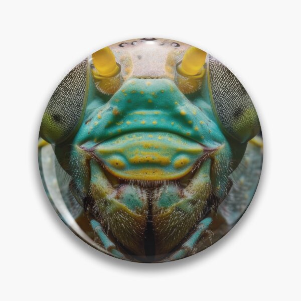 Item preview, Alien Beauty: Up Close with a Colorful Insect designed and sold by EtherealEchoes.