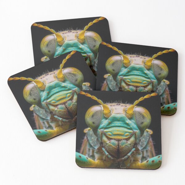 Item preview, Alien Beauty: Up Close with a Colorful Insect designed and sold by EtherealEchoes.