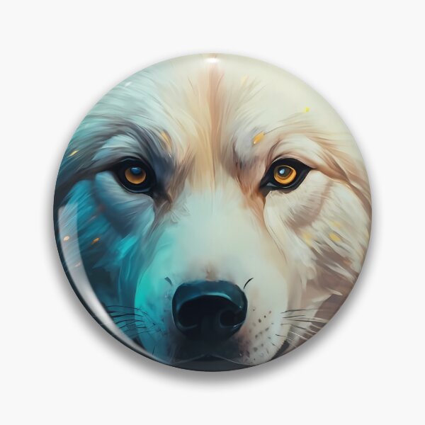 Item preview, Majestic Fluffy White Wolf designed and sold by Zibis09.