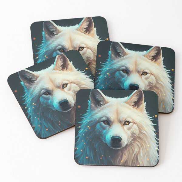 Item preview, Majestic Fluffy White Wolf designed and sold by Zibis09.