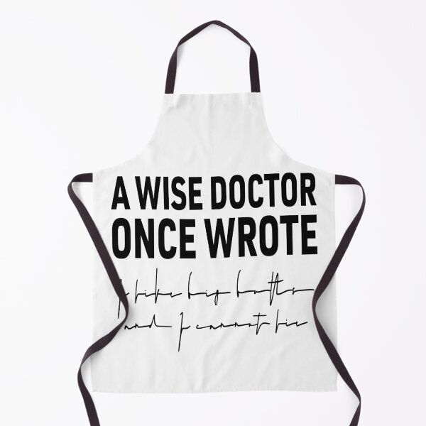 Item preview, A Wise Doctor Once Wrote - I Like Big Butts And I Cannot Lie - Minimalist Funny designed and sold by PrintShangri-La.