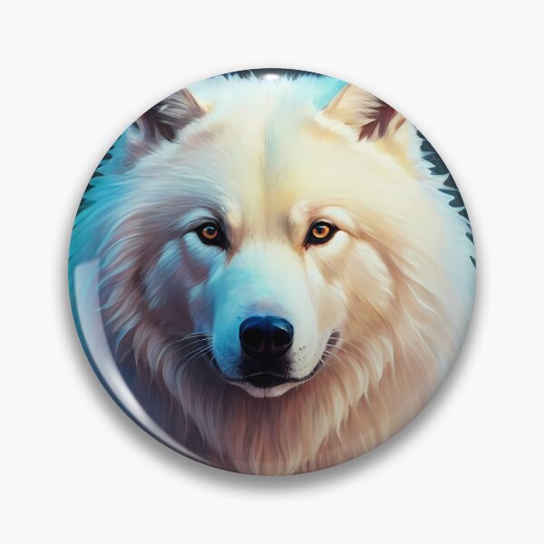 Item preview, Majestic Fluffy White Wolf designed and sold by Zibis09.