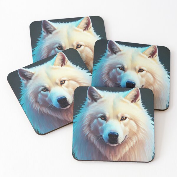 Item preview, Majestic Fluffy White Wolf designed and sold by Zibis09.