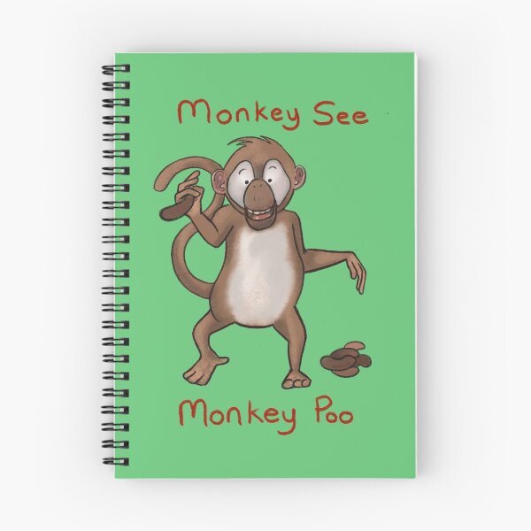Item preview, Monkey see monkey poo designed and sold by Bambofu.