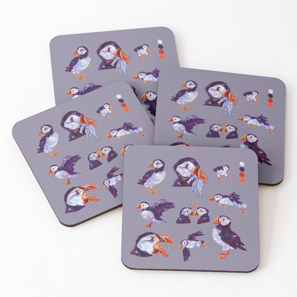 Item preview, Puffins designed and sold by kakajaa.