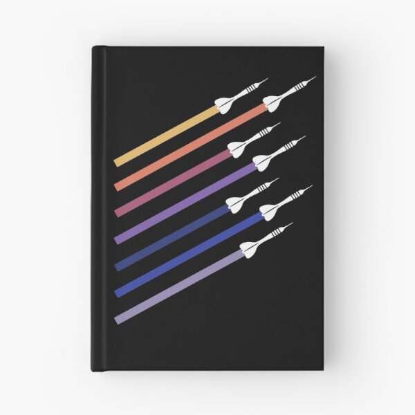 Item preview, Retro Flying Darts Color Stripe Vintage Dart Player designed and sold by lanynx design.