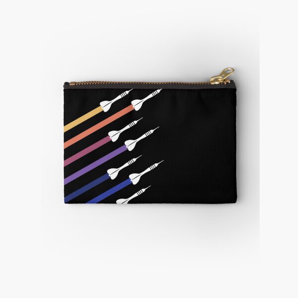 Item preview, Retro Flying Darts Color Stripe Vintage Dart Player designed and sold by lanynx design.