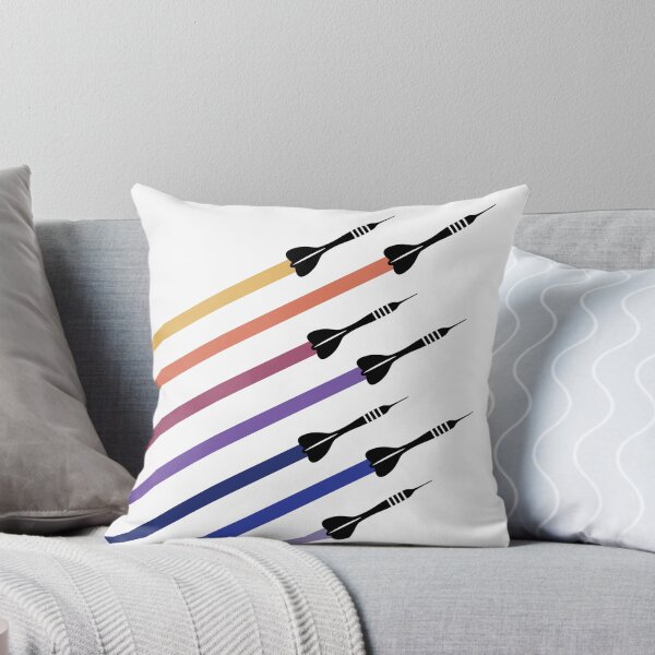 Item preview, Retro Flying Darts Color Stripe Vintage Dart Player designed and sold by lanynx design.