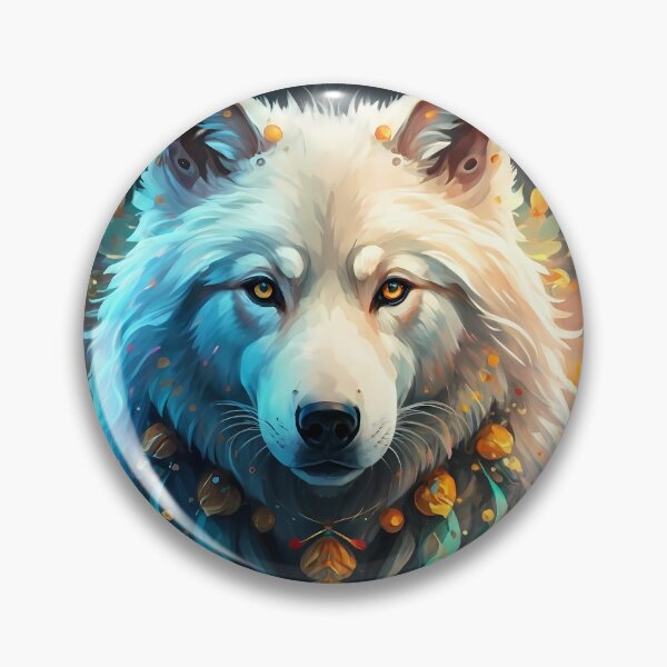 Item preview, Majestic Fluffy White Wolf designed and sold by Zibis09.