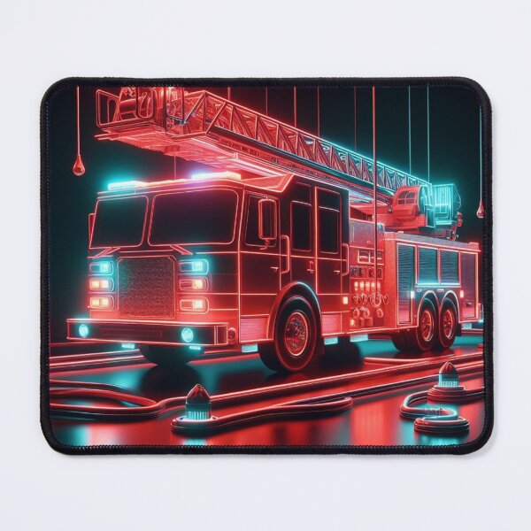 Item preview, Neon Fire truck designed and sold by rpiatek.