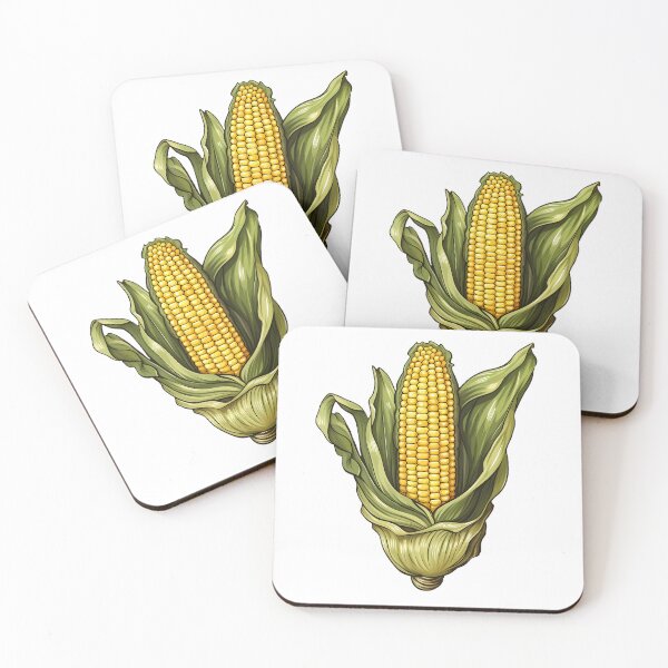 Item preview, Corn on the cob - farmers market veggie designed and sold by Weirdanya.
