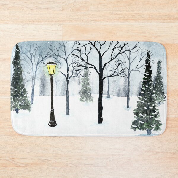 Item preview, The Lamp Post in the Snowy Woods designed and sold by storiedthreads.