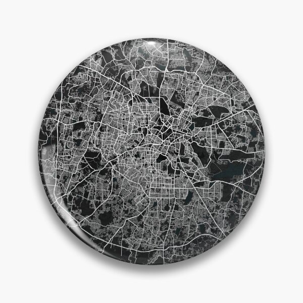 Item preview, Bengaluru City Map of India - Dark designed and sold by deMAP.