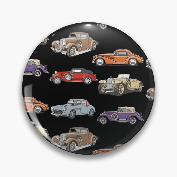 Item preview, Vintage Cars pack ; Pattern  designed and sold by PatternInArt.