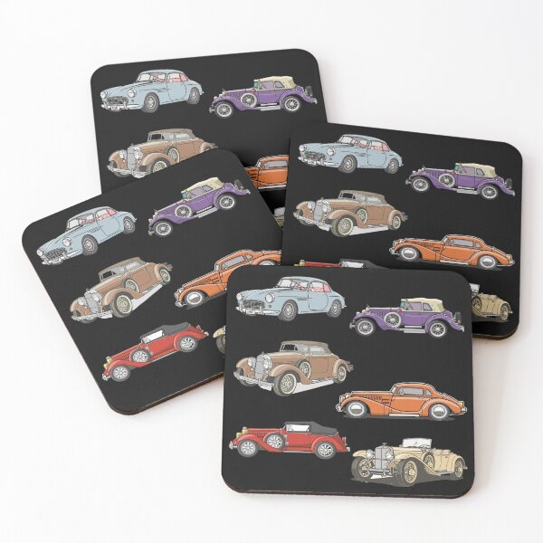 Item preview, Vintage Cars pack ; Pattern  designed and sold by PatternInArt.