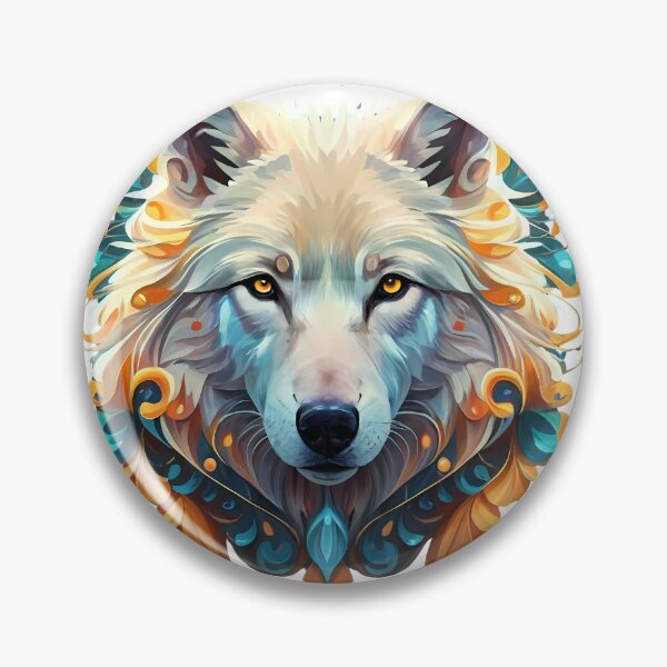 Item preview, Majestic Fluffy White Wolf designed and sold by Zibis09.