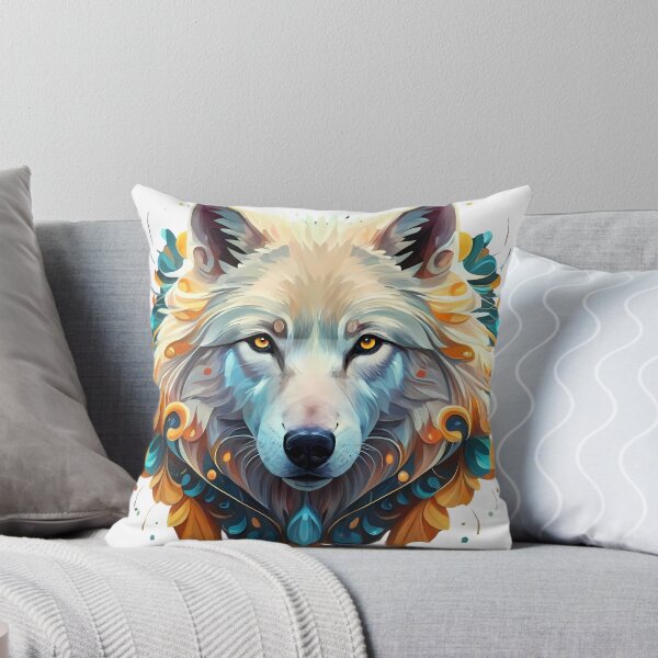 Item preview, Majestic Fluffy White Wolf designed and sold by Zibis09.