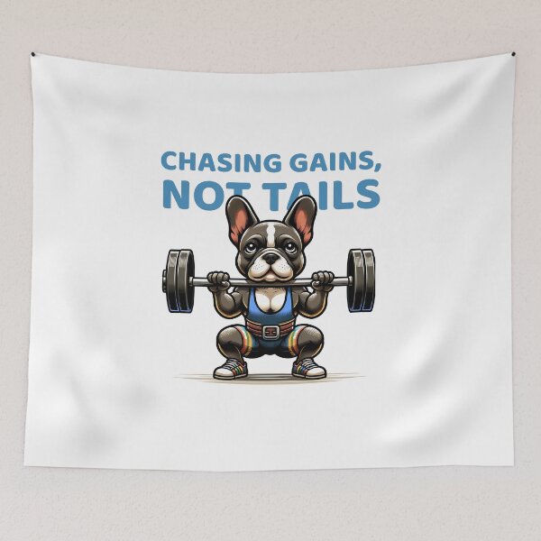 Item preview, Chasing Gains, Not Tails: Frenchie Squats designed and sold by Purrformance.