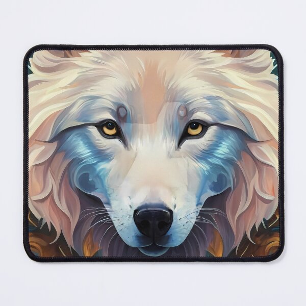 Item preview, Majestic Fluffy White Wolf designed and sold by Zibis09.