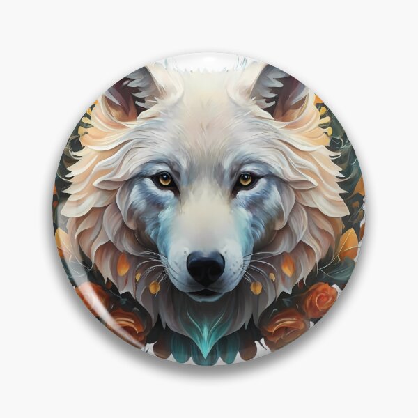 Item preview, Majestic Fluffy White Wolf designed and sold by Zibis09.