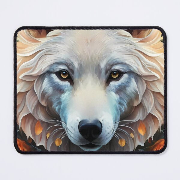 Item preview, Majestic Fluffy White Wolf designed and sold by Zibis09.