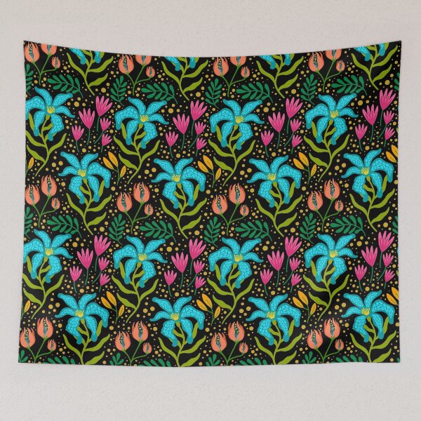 Item preview, Seamless retro floral Garden (1st copy) designed and sold by Charmy Design.