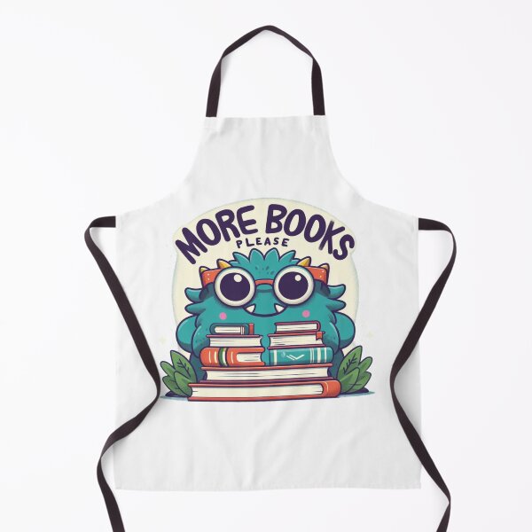 Item preview, Nerdy cute book addict blue monster designed and sold by ZMaria.