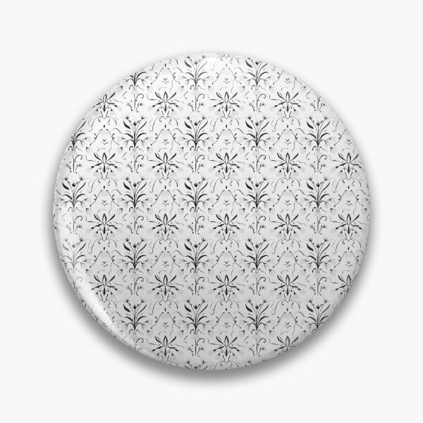 Item preview, MInimalist Floral Pattern in Black and White designed and sold by SamJanner.