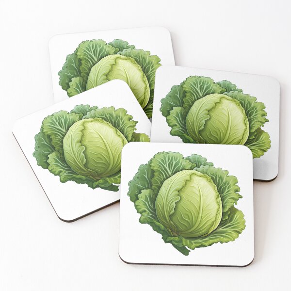 Item preview, cabbage - farmers market veggie designed and sold by Weirdanya.