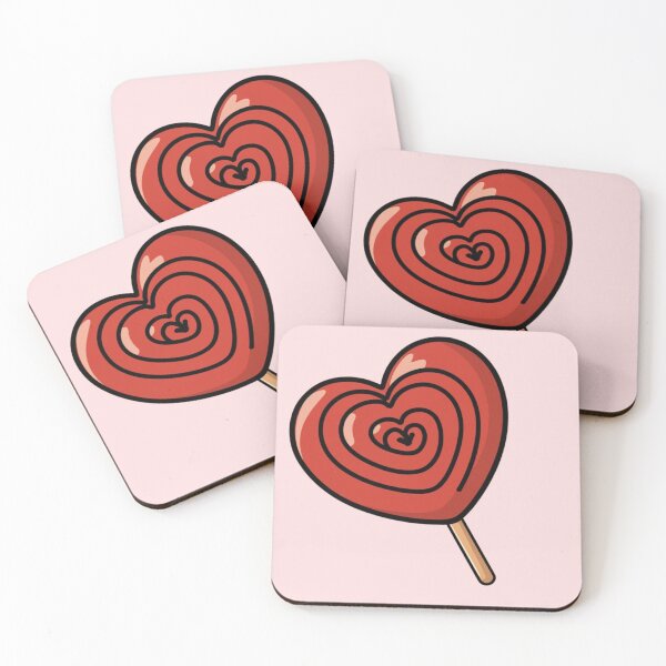 Item preview, Red Heart Lollipop Pattern designed and sold by PatternInArt.