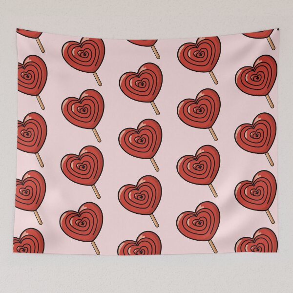 Item preview, Red Heart Lollipop Pattern designed and sold by PatternInArt.