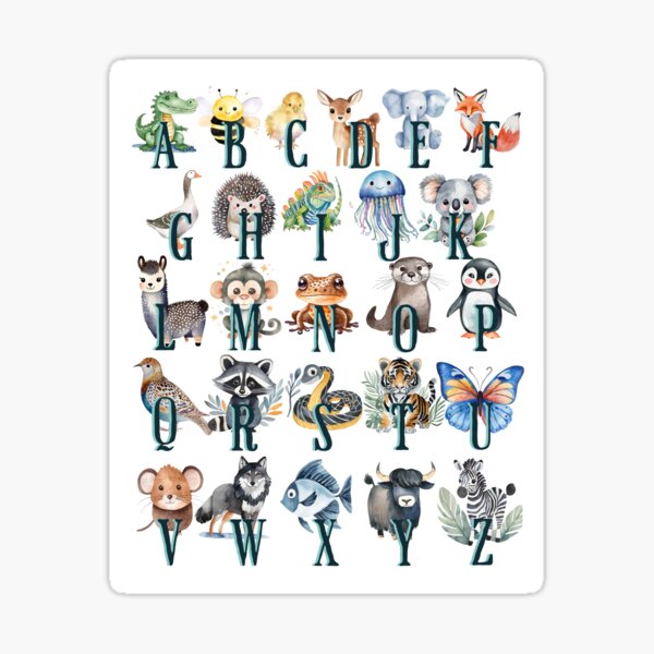 Item preview, Animal ABCs designed and sold by jmariemdesigns.