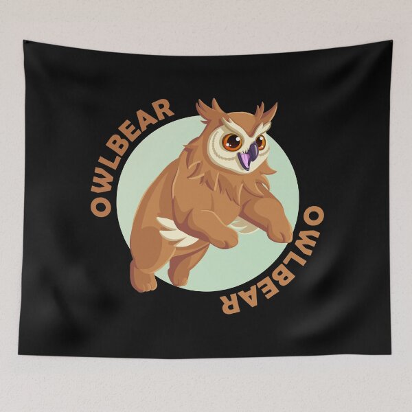 Item preview, Owlbear Logo designed and sold by Geobat.