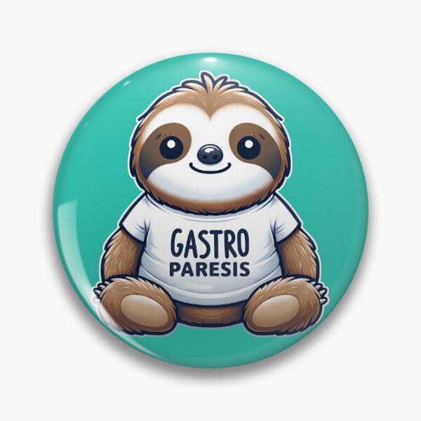 Item preview, Gastroparesis awarenes sloth designed and sold by Hekatecreation.