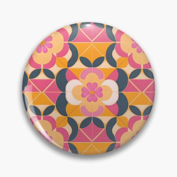 Item preview, Retro Repeat Floral  designed and sold by Dana Roper.