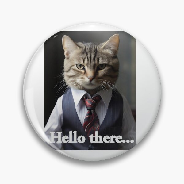Item preview, Cat boss/AI designed and sold by HelloThereStore.