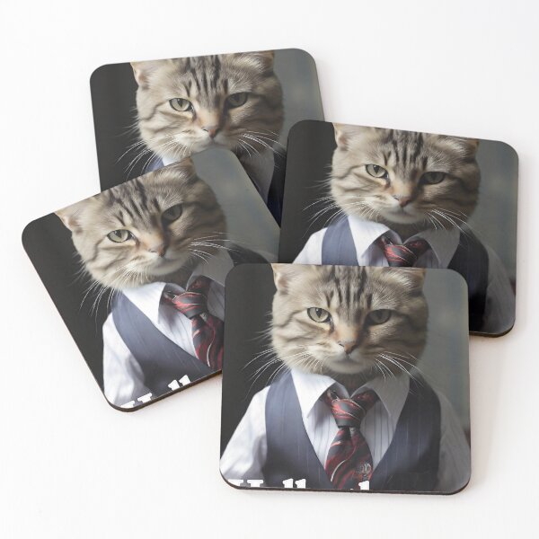 Item preview, Cat boss/AI designed and sold by HelloThereStore.