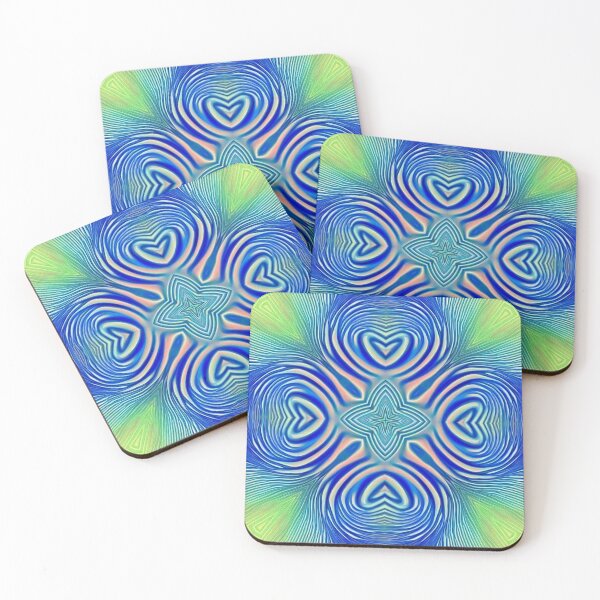 Item preview, Kaleidoscopic Sea waves Design designed and sold by Owl-o-the-wisp.
