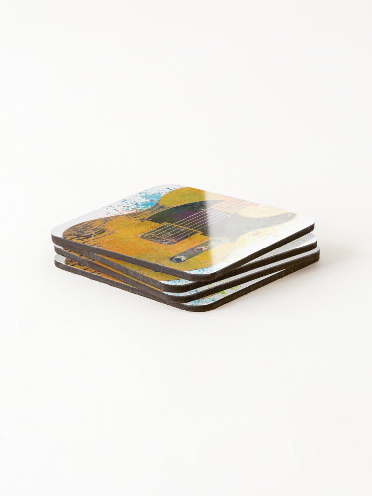 Thumbnail 4 of 5, Coasters (Set of 4), Telecaster designed and sold by Ramon-MS.