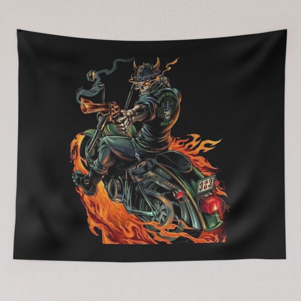 Item preview, hell rider motorcycle designed and sold by AmHamadi.
